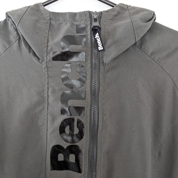 Bench Women's Gray Soft Hooded Jacket - Picture 3 of 7